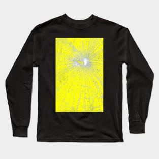 Broken Glass 2 iPhone Yellow Long Sleeve T-Shirt